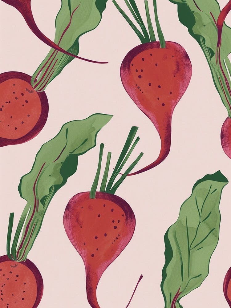 Betroot Abstract Pattern Illustration 4