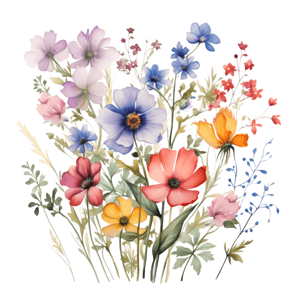 Watercolor Flowers 12