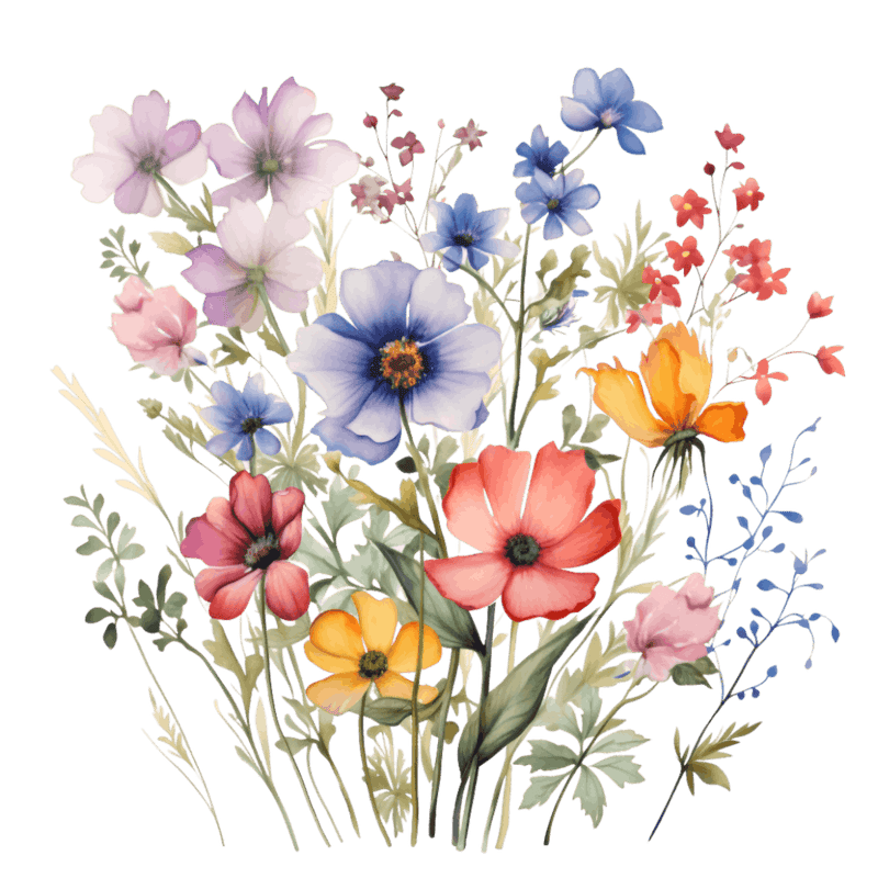 Watercolor Flowers 12