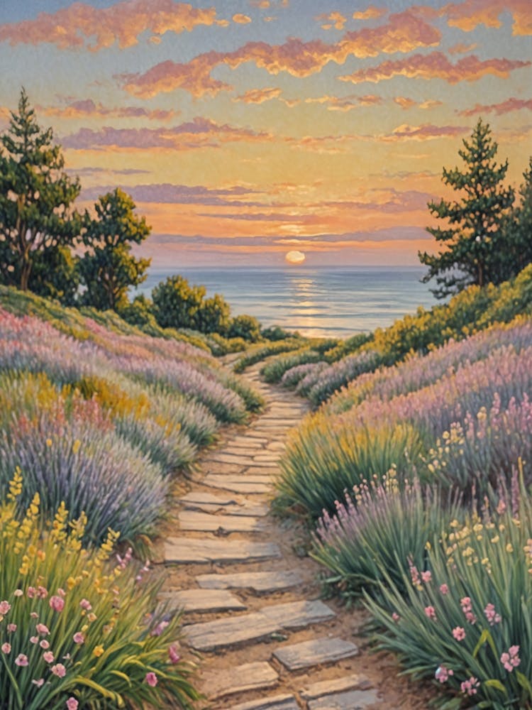 Weg zum Meer