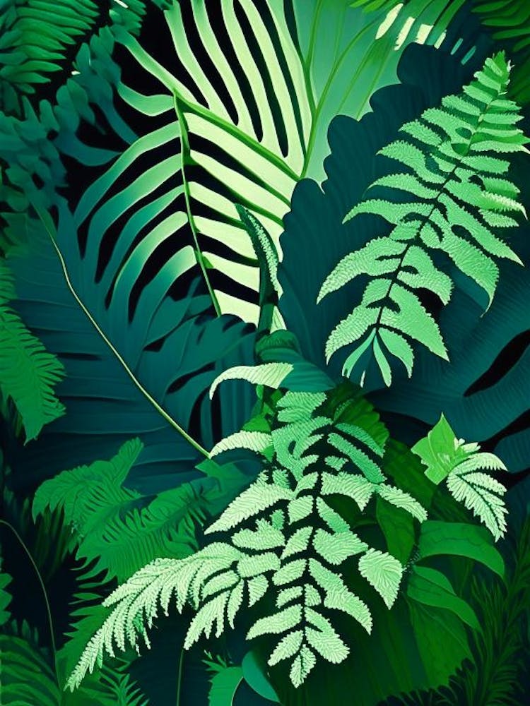 Japanese Painted Fern 1 Vibrant
