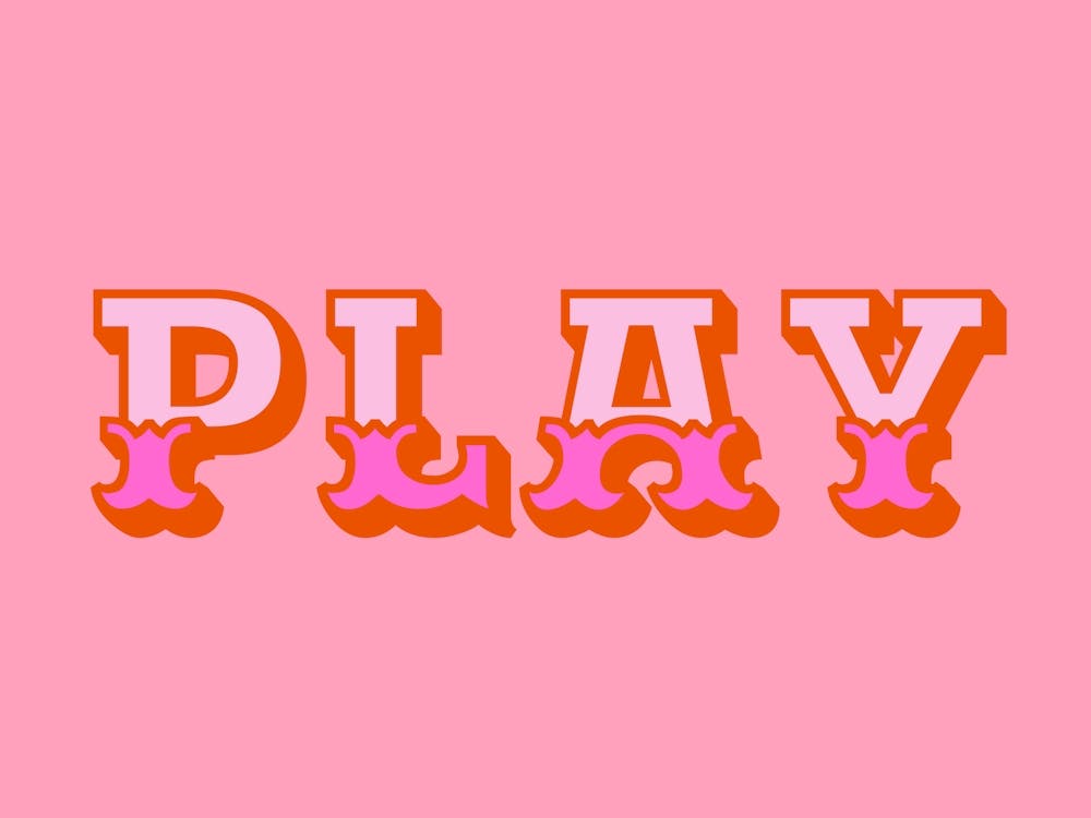 Play Kids Playroom Pink and Orange