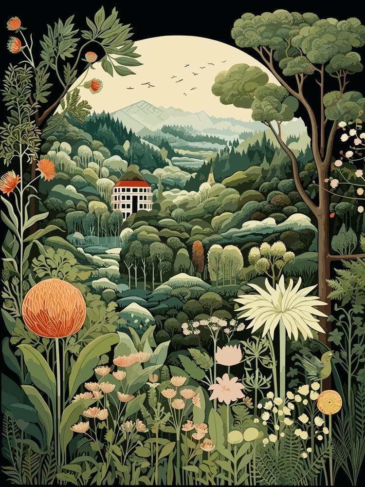 Kairakuen Japan Henri Rousseau S Style Rousseau 3