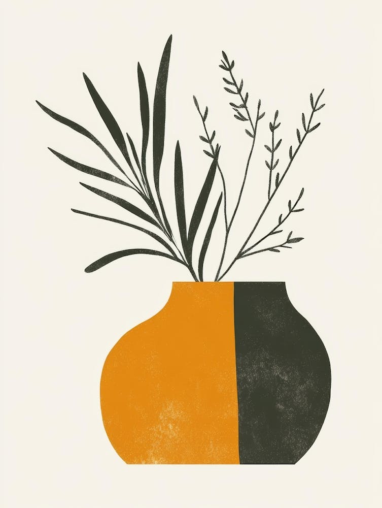 Vase Of Plants