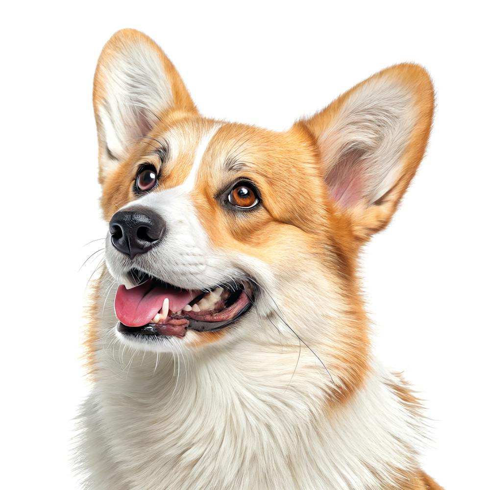 Corgi Dog Portrait