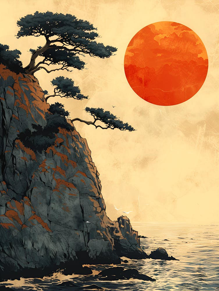 Coucher de Soleil Asiatique