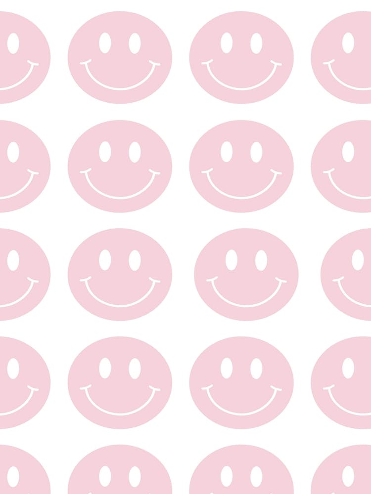 Pink Smiley Faces