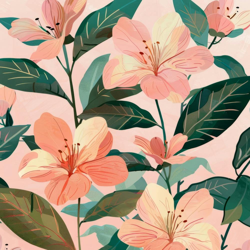 Pink Floral Wallpaper