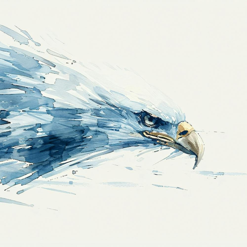 Watercolor Eagle