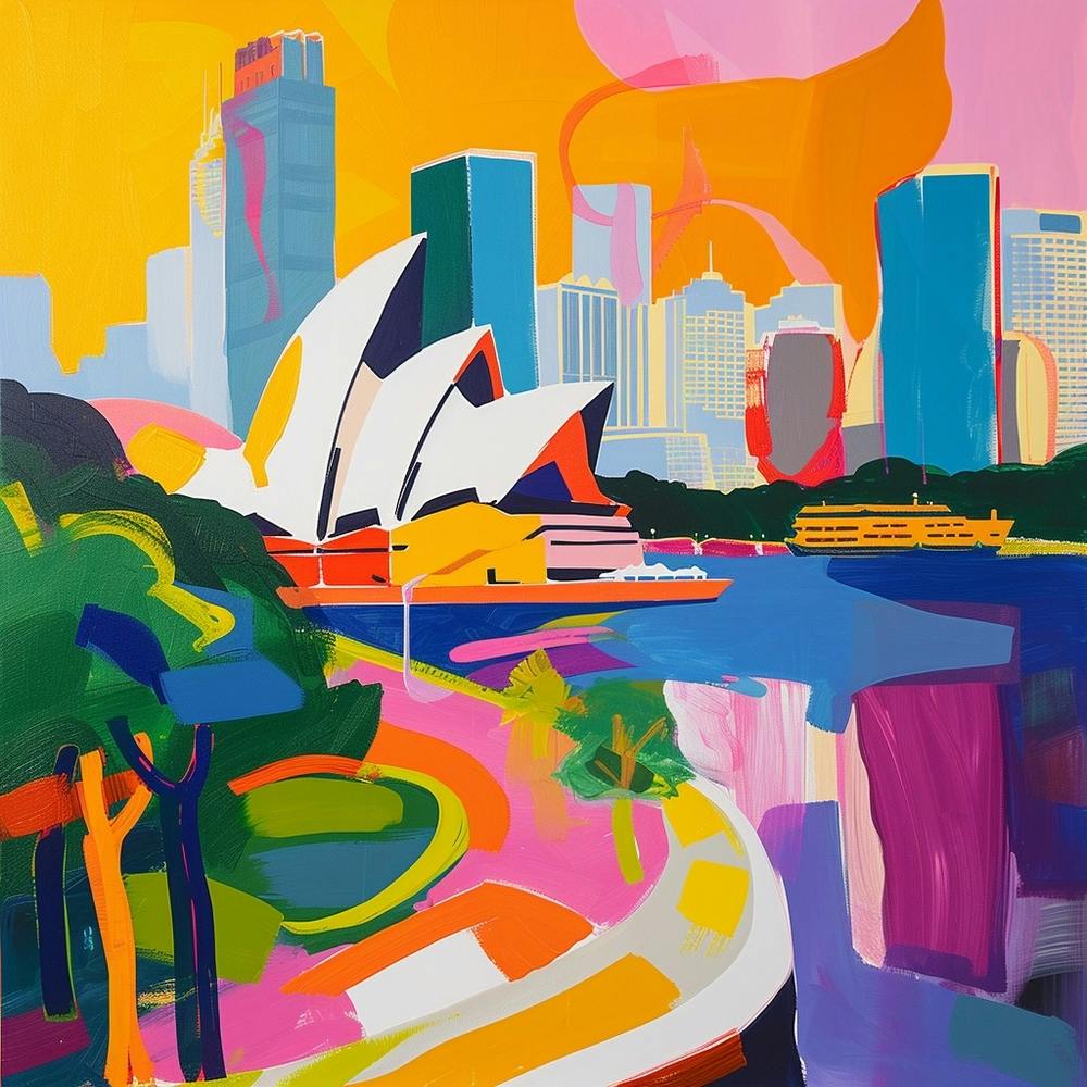 Collection de Voyages Abstraits - Sydney Australie 2