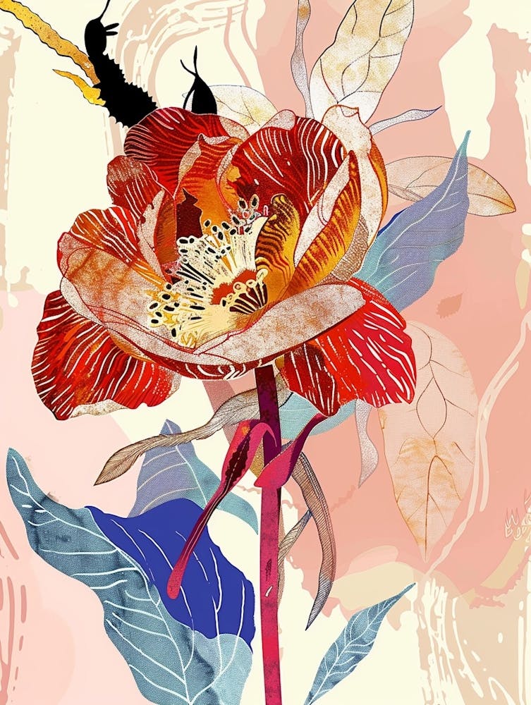 Colourful Flower Illustration Rose Flower Illustration Wa 81af4b0d 8bb5 45da 989c 0fb7fac90d41
