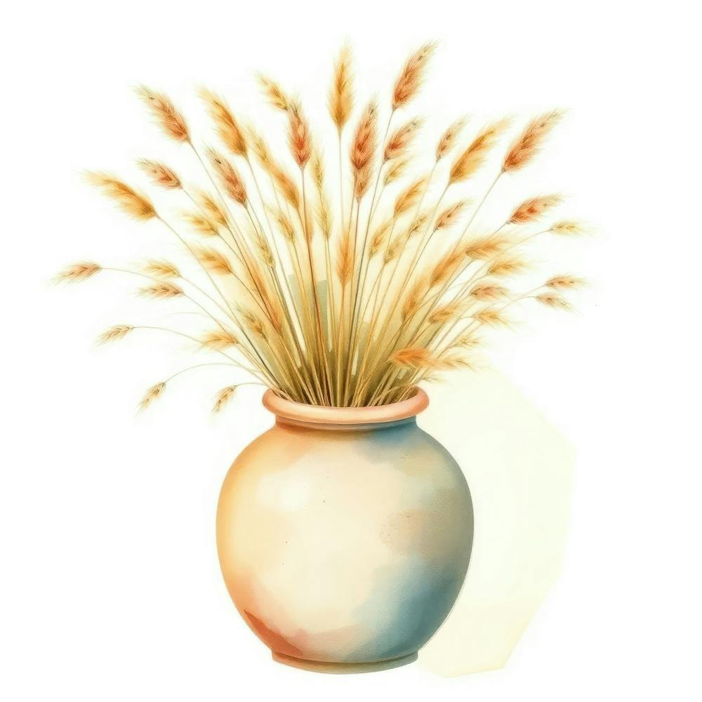 Wheat In A Vase