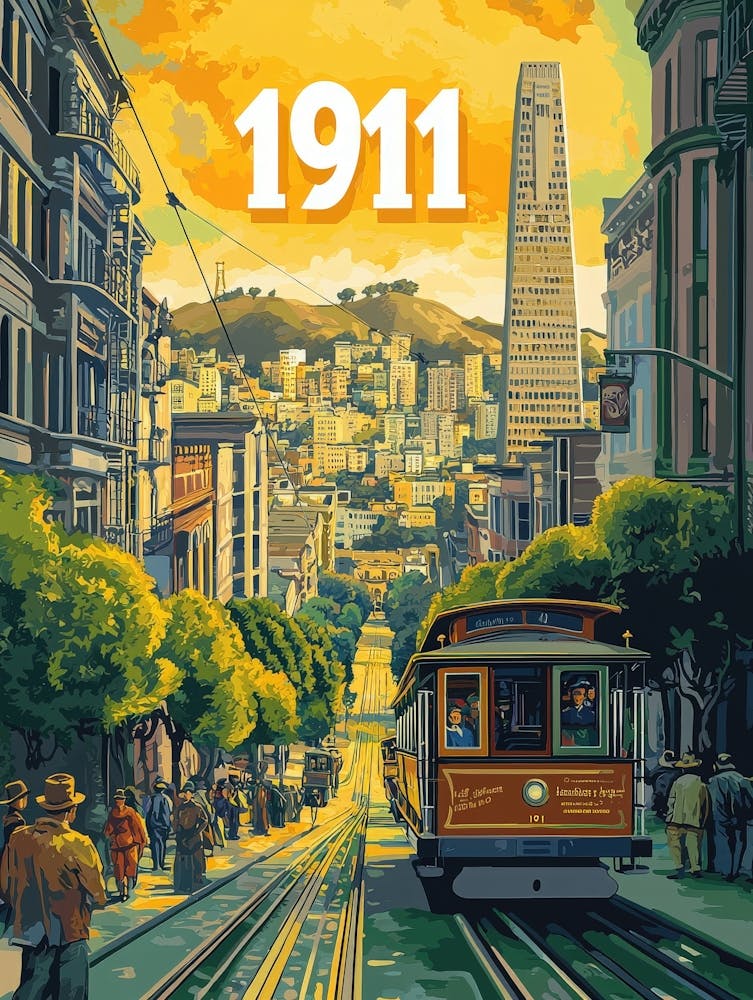 Aihrgdesign A Retro Travel Poster Of San Franciscos First Ele F16a474c 277f 4003 B467 646c95d27fbe 1