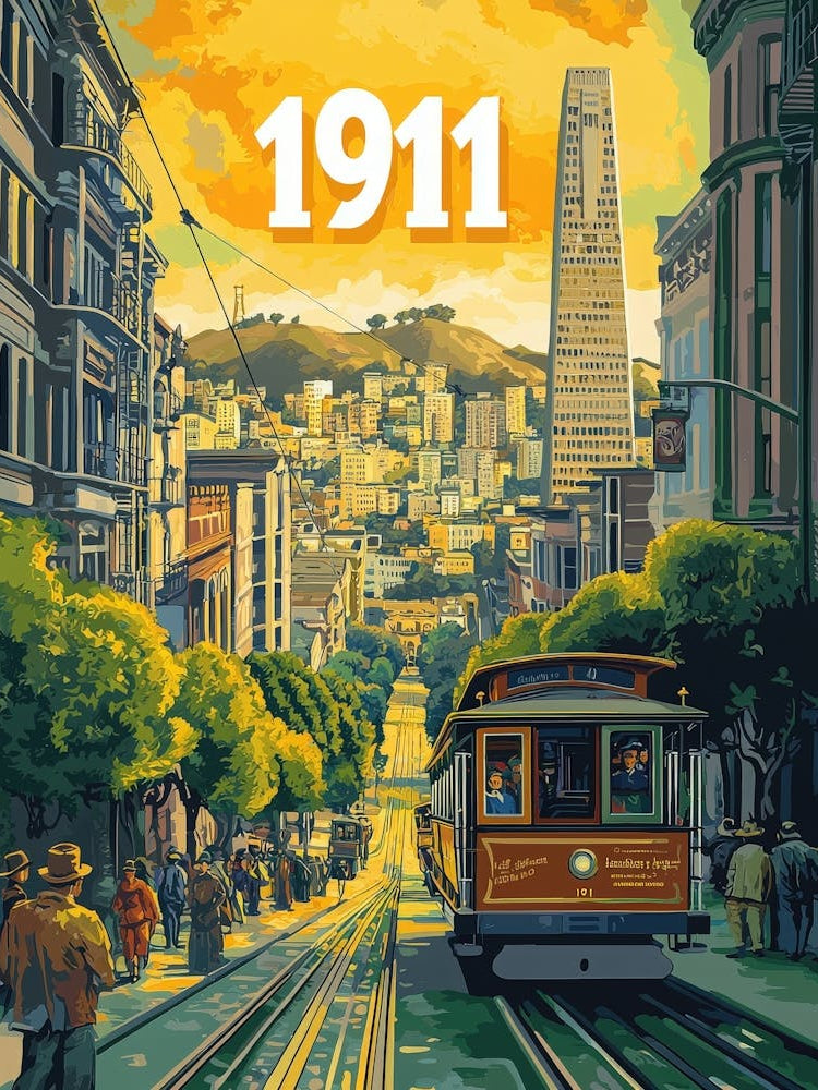 Aihrgdesign A Retro Travel Poster Of San Franciscos First Ele F16a474c 277f 4003 B467 646c95d27fbe 1