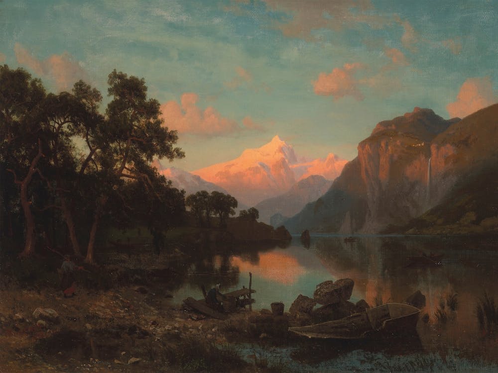 Lake Lucerne, Albert Bierstad