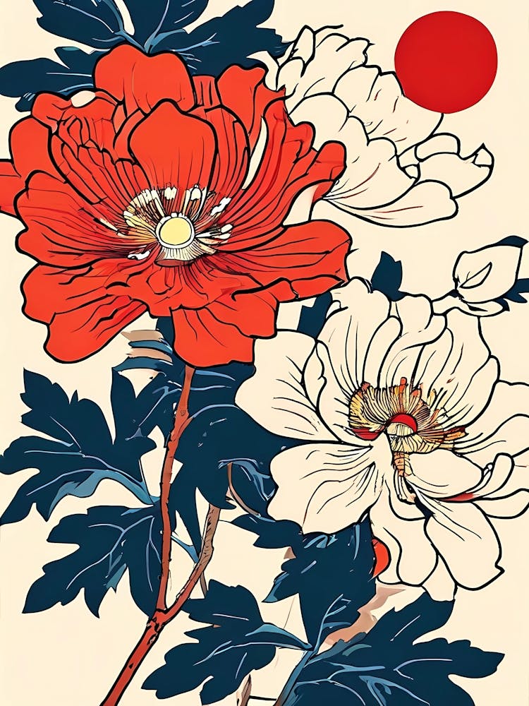 Japanese Flower Painting