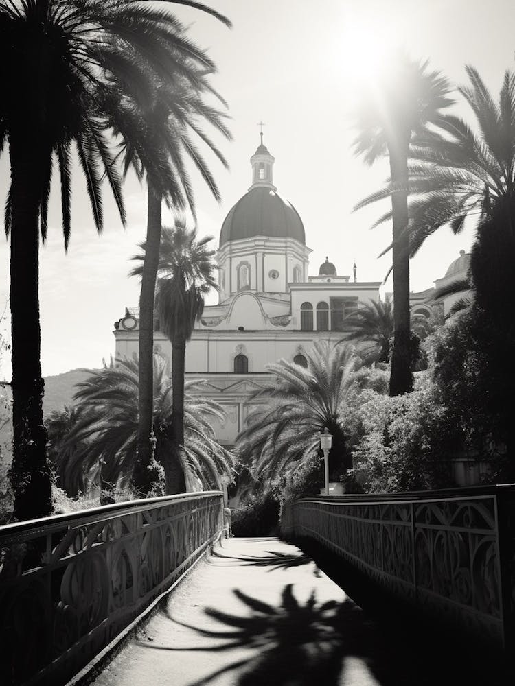 Sorrento, Italy, Black And White Photography 1
