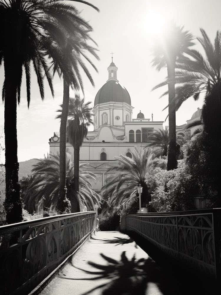 Sorrento, Italy, Black And White Photography 1