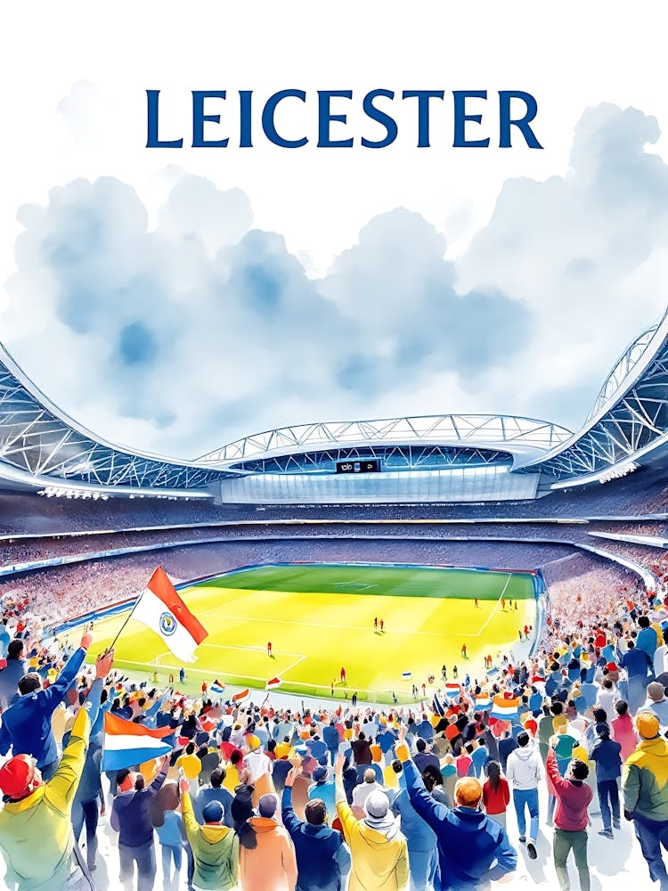 Leicester Retro Vintage Travel V 04