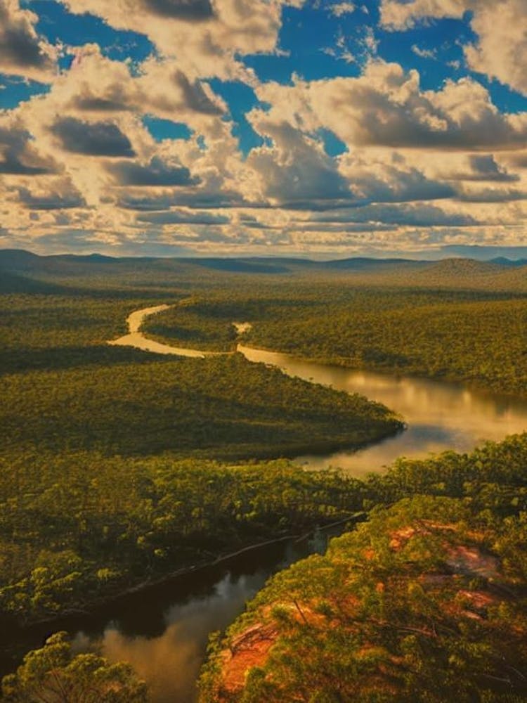 Kakadu National Park Australia Vintage Poster