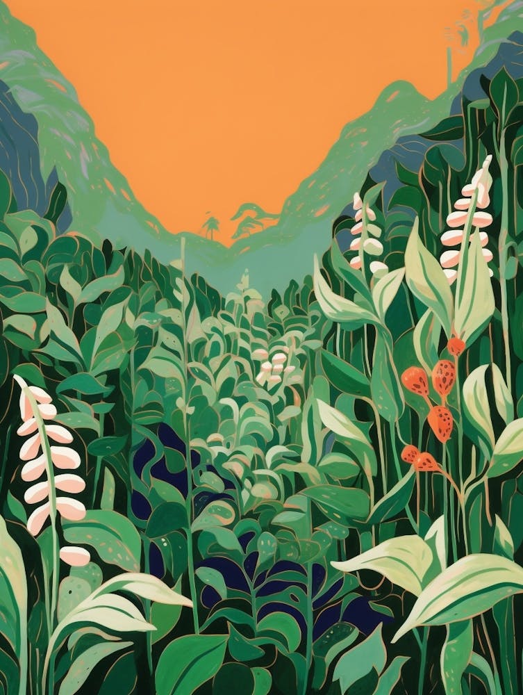 Boho Wildflower Painting Solomons Seal 2