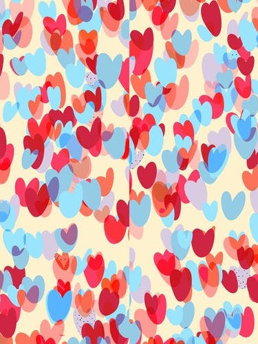 Overlapped Sweet Hearts