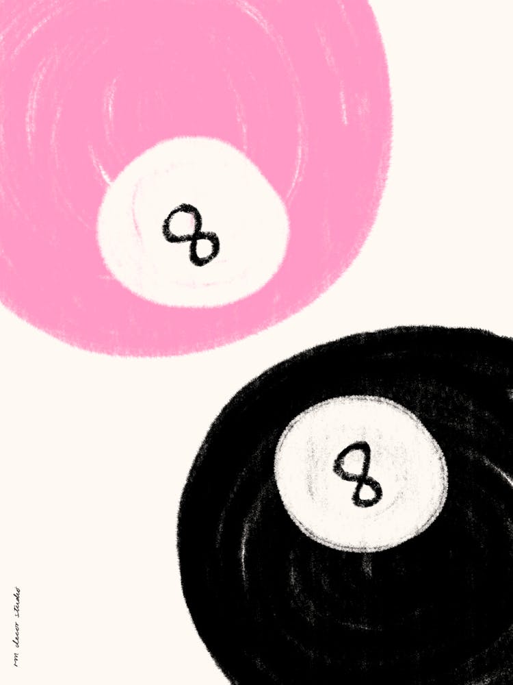 Two 8 Balls Print