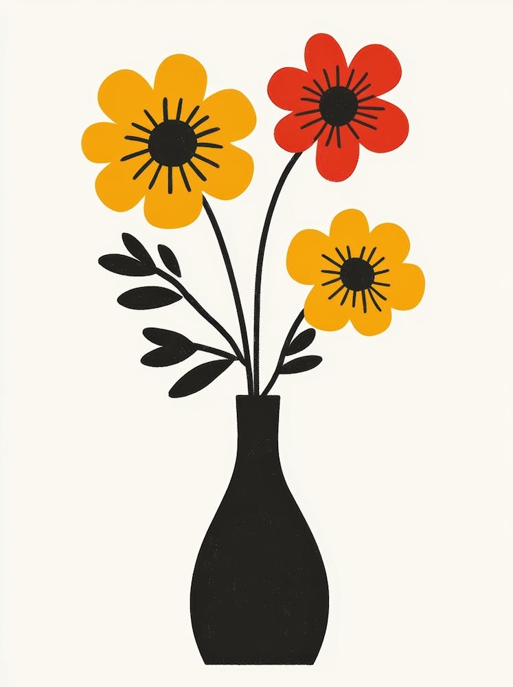 Fleurs Dans Un Vase 326
