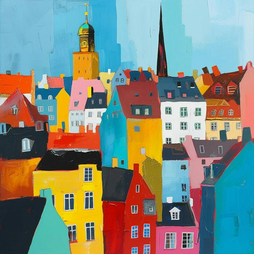 Abstract Travel Collection Copenhagen Denmark 3