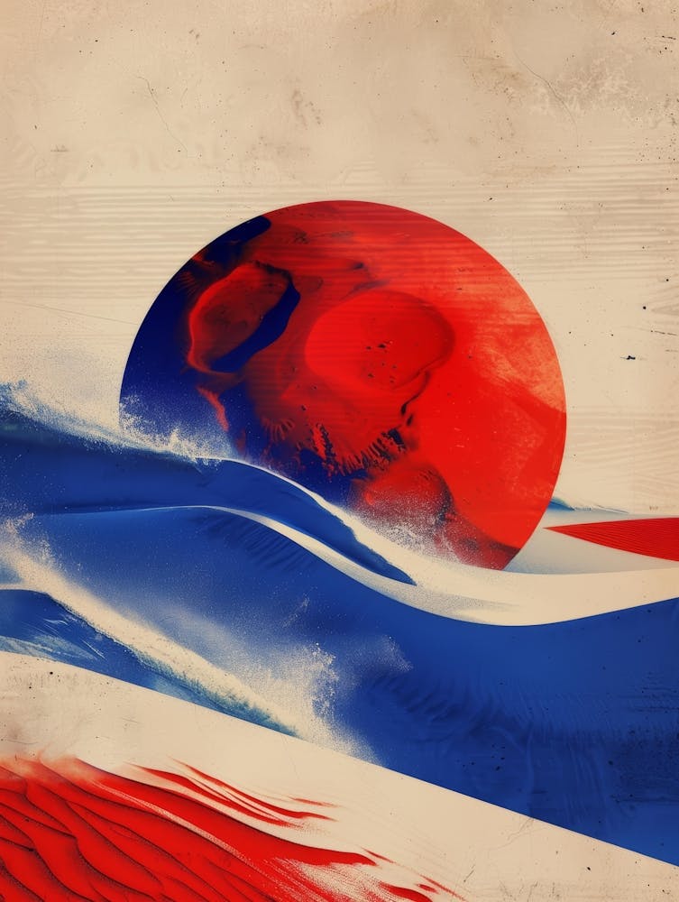 Sun Rises Over The Ocean 1