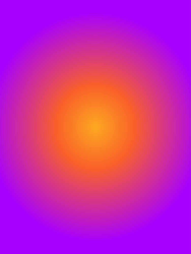 Orange and Purple Aura Sunset Gradient