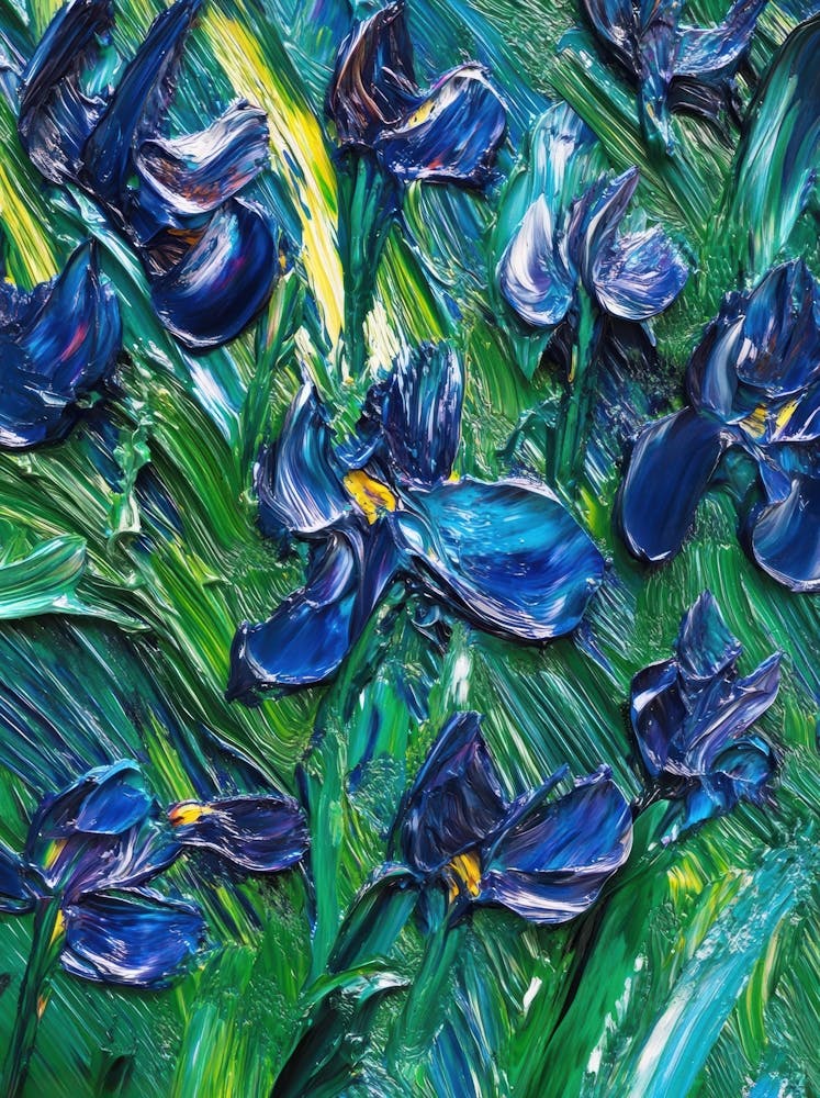 Blue Irises 1
