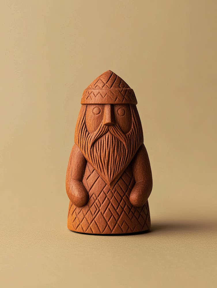 Viking Figurine,Tafl Chess, Viking's Chess Poster