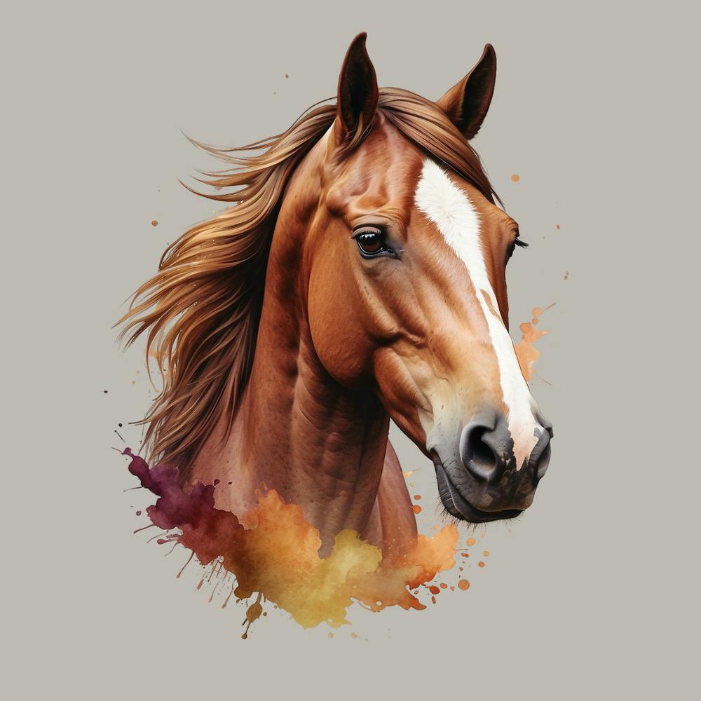 Peinture tête de cheval 1