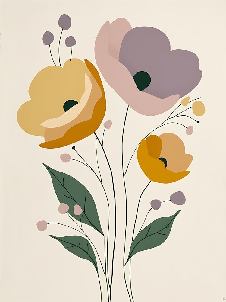 Flower Bouquet Canvas Print