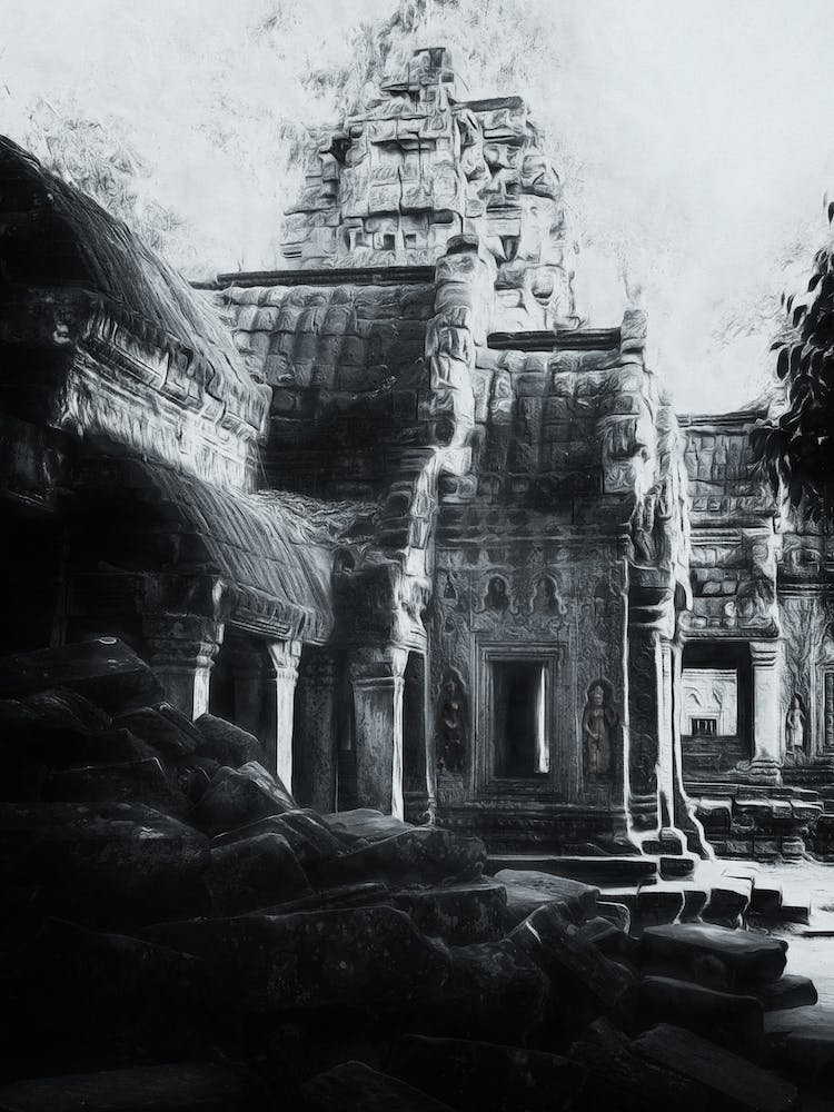 Ruins Of Ta Prohm Cambodia