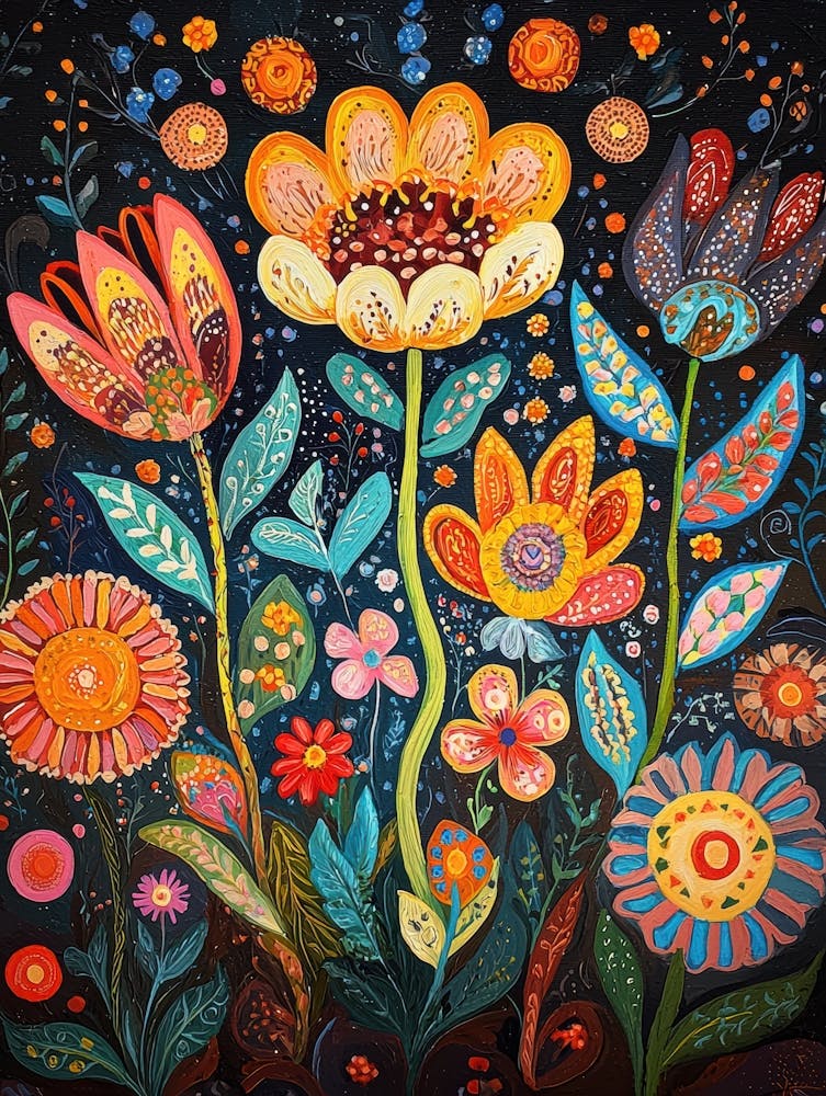 Flowers And Butterflies