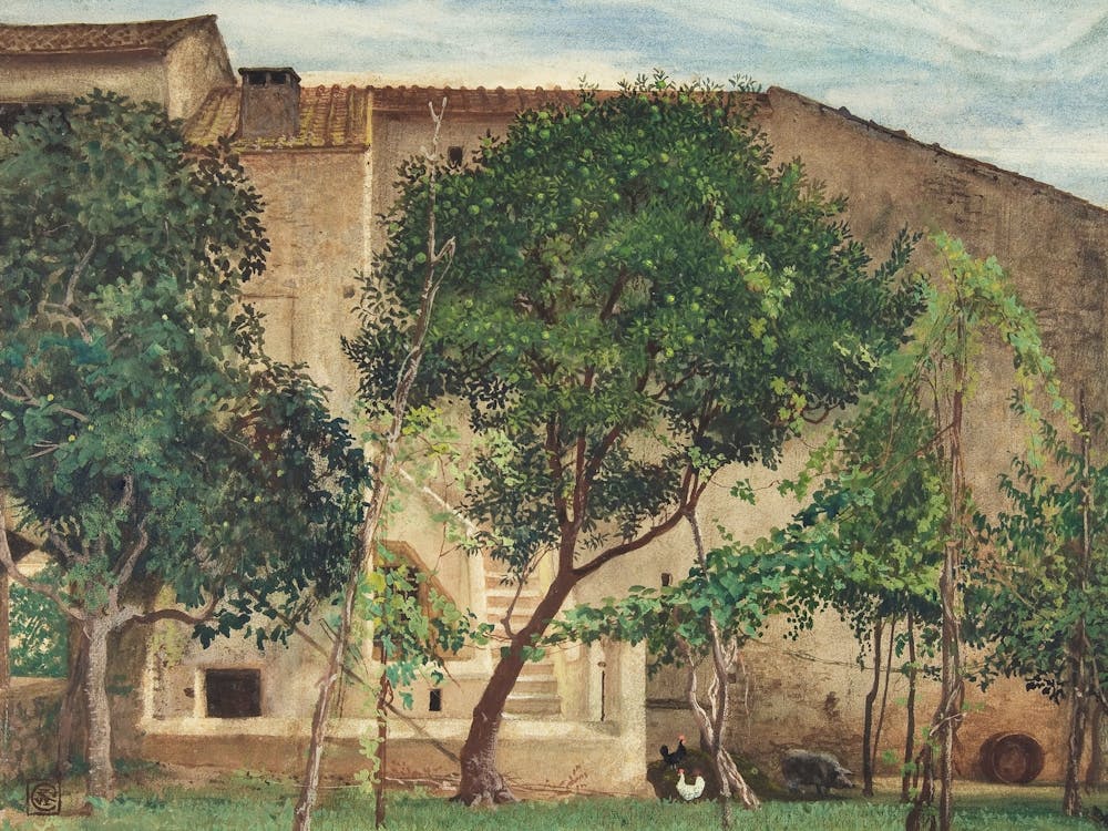 Italian Farmhouse, Walter Crane
