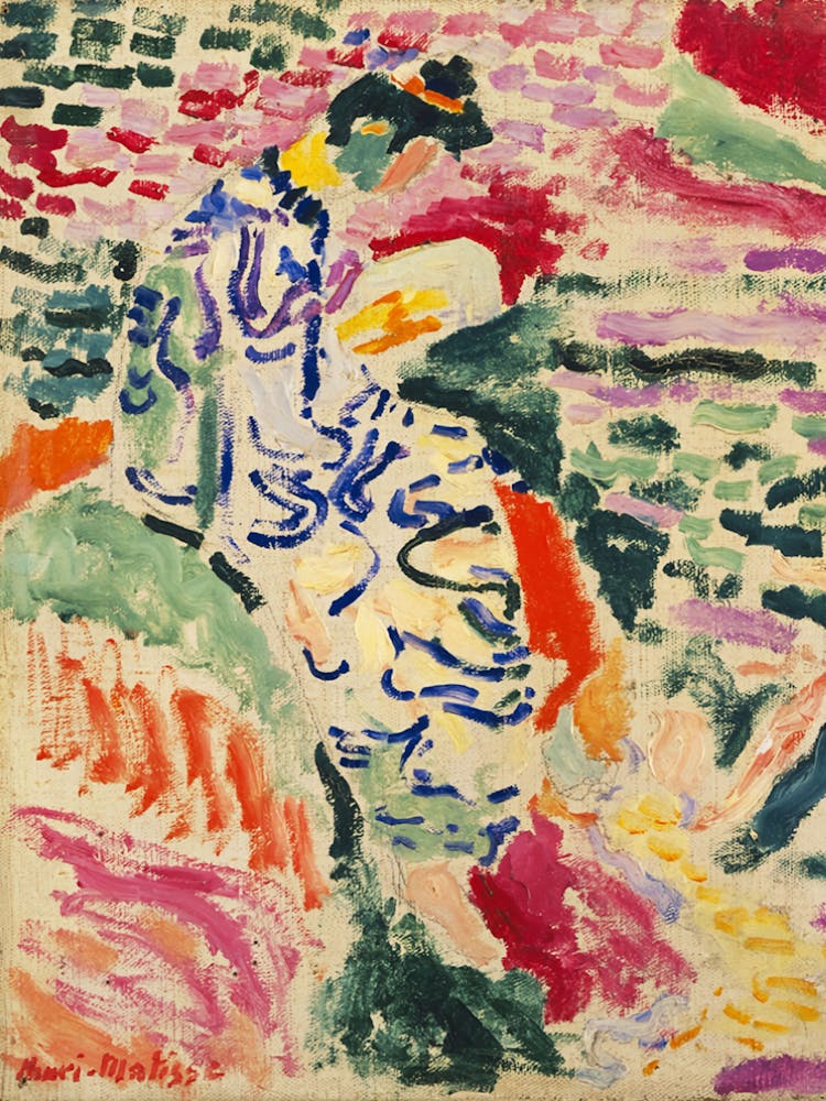 Woman Sitting On A Bench