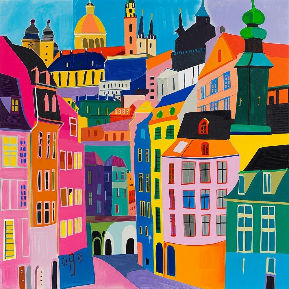 Abstract Travel Collection Copenhagen Denmark 2