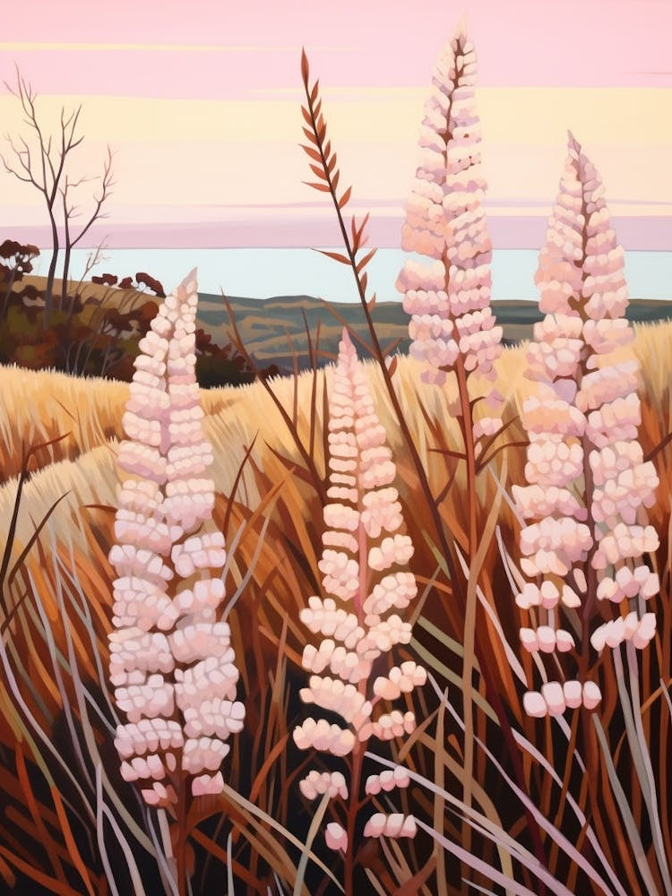 Prairie Clover 1 Flower Painting