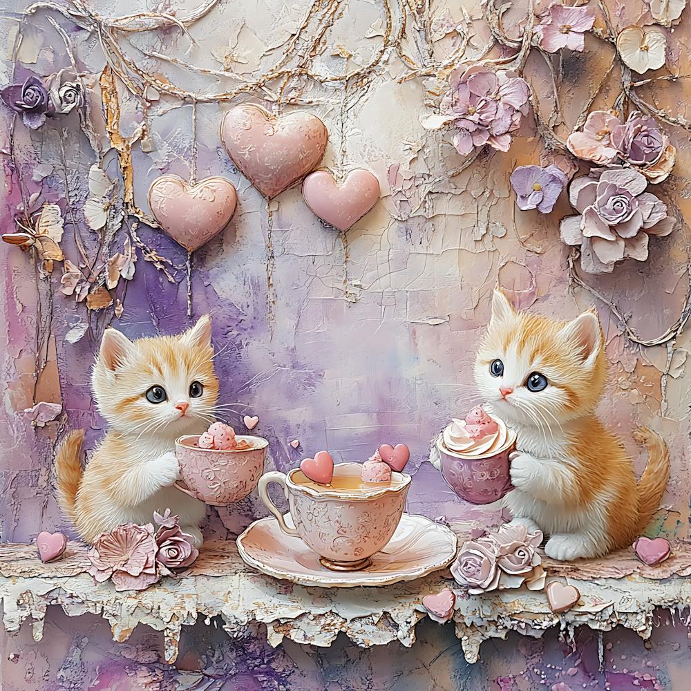 Valentines Day Kittens