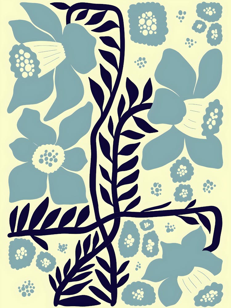 Blue Flowers 3