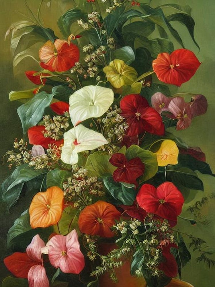 Anthurium Painting 2 Flower