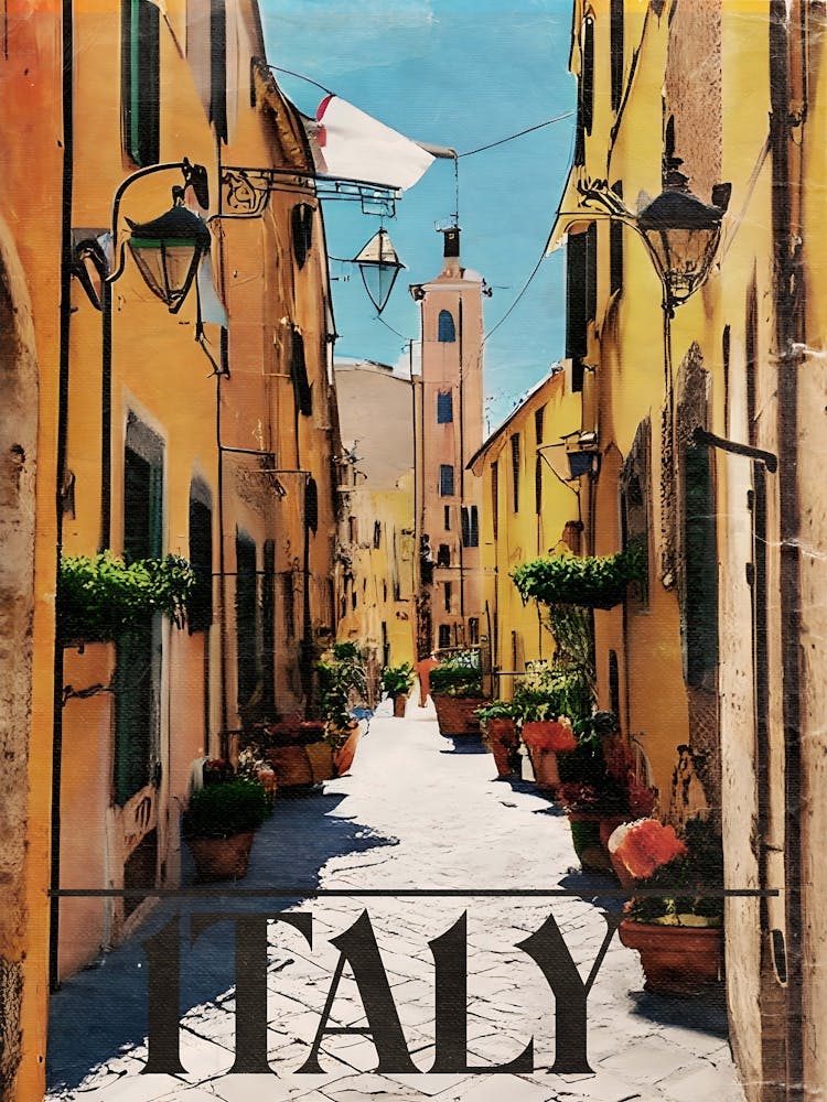 Italy Travel Poster, Circe Denyer