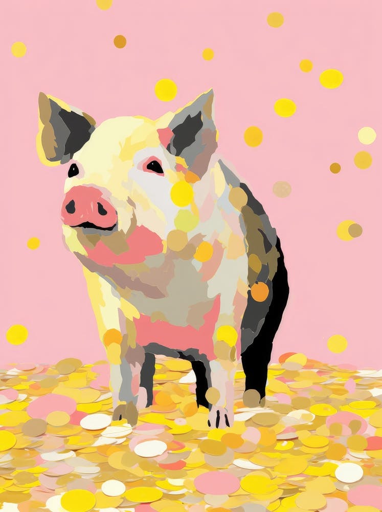 Pig In Gold