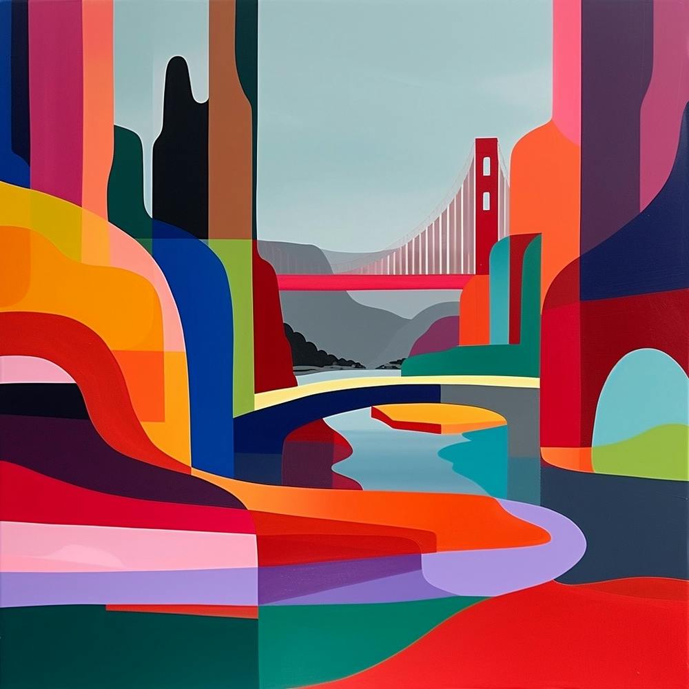 Abstract Travel Collection San Francisco Usa 5