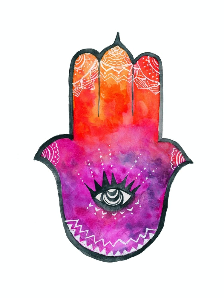 Hamsa Hand , Boho Decor