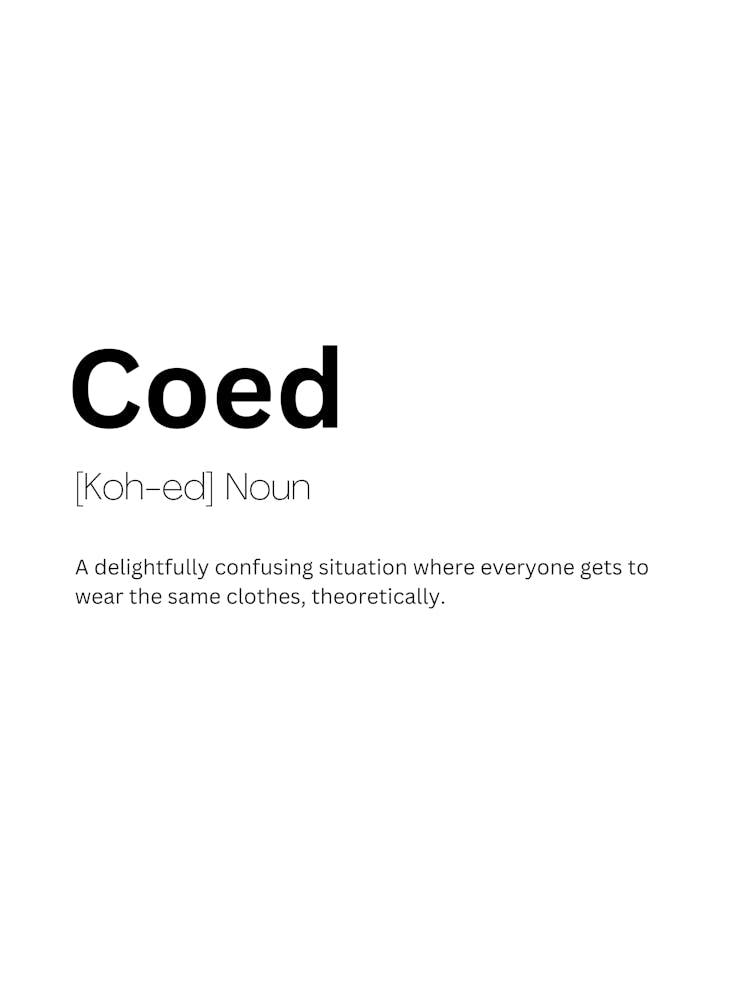 Coed Definition Meaning 1