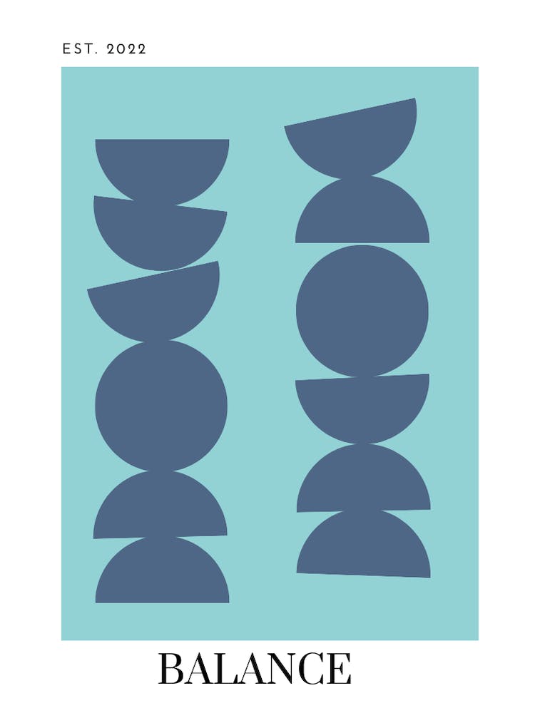 3 Balance - Blau